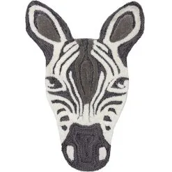 Dunelm Zoe Zebra Face Rug -kids bedding Shop 30775991 alt01