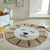 Dunelm Jute Lion Circle Rug