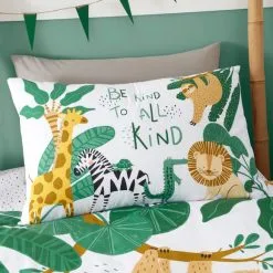 Dunelm Animal Safari Duvet Cover And Pillowcase Set -kids bedding Shop 30792045 alt02