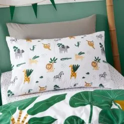 Dunelm Animal Safari Duvet Cover And Pillowcase Set -kids bedding Shop 30792045 alt03