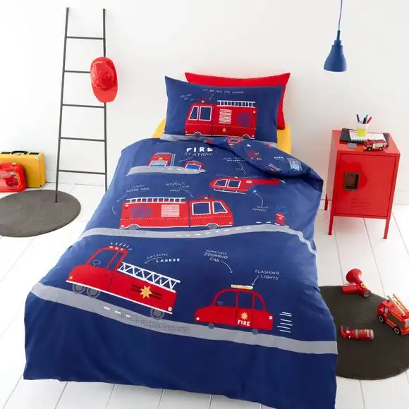 Dunelm Fire Engine Duvet Cover And Pillowcase Set 3 Dunelm Fire Engine Duvet Cover And Pillowcase Set