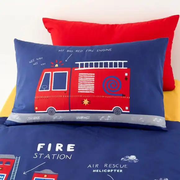 Dunelm Fire Engine Duvet Cover And Pillowcase Set 5 Dunelm Fire Engine Duvet Cover And Pillowcase Set - Image 3