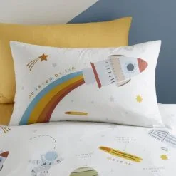 Dunelm Outer Space Scandi Duvet Cover And Pillowcase Set -kids bedding Shop 30792066 alt02
