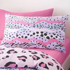 Dunelm Pack Of 2 Leopard Duvet Cover And Pillowcase Set -kids bedding Shop 30792076 alt05
