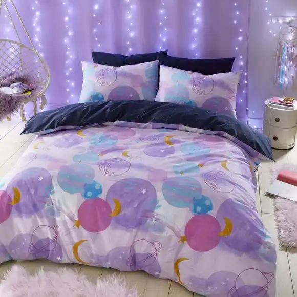 Dunelm Lilac Space Duvet Cover And Pillowcase Set 3 Dunelm Lilac Space Duvet Cover And Pillowcase Set
