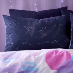 Dunelm Lilac Space Duvet Cover And Pillowcase Set 11 Dunelm Lilac Space Duvet Cover And Pillowcase Set -kids bedding Shop 30792078 alt03