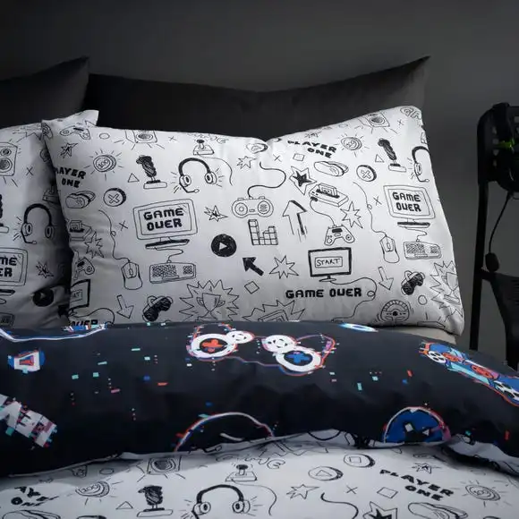 Dunelm Game Over Duvet Cover And Pillowcase Set 6 Dunelm Game Over Duvet Cover And Pillowcase Set - Image 4