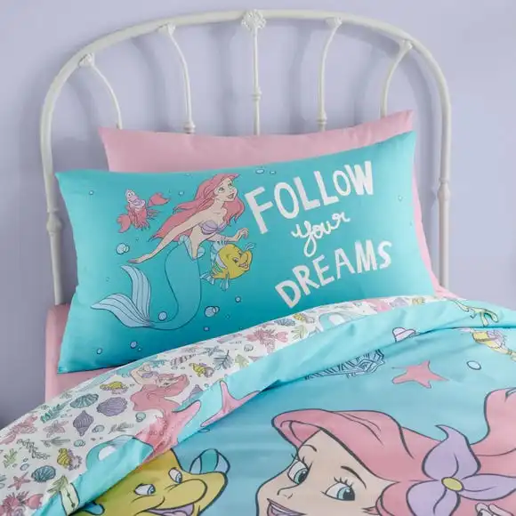 Disney The Little Mermaid Duvet Cover And Pillowcase Set 5 Disney The Little Mermaid Duvet Cover And Pillowcase Set - Image 3