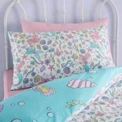 Disney The Little Mermaid Duvet Cover And Pillowcase Set 11 Disney The Little Mermaid Duvet Cover And Pillowcase Set -kids bedding Shop 30792090 alt03