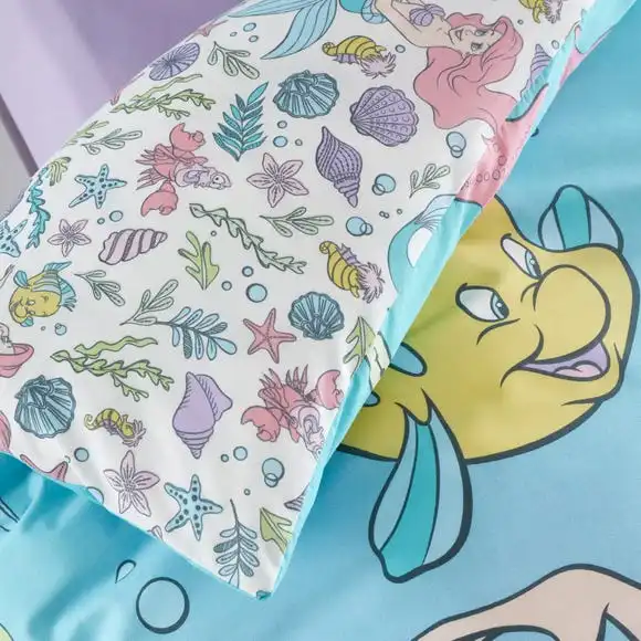 Disney The Little Mermaid Duvet Cover And Pillowcase Set 8 Disney The Little Mermaid Duvet Cover And Pillowcase Set - Image 6