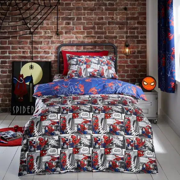 Marvel Spider-Man Navy Duvet Cover And Pillowcase Set 4 Marvel Spider-Man Navy Duvet Cover And Pillowcase Set - Image 2