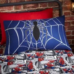 Marvel Spider-Man Navy Duvet Cover And Pillowcase Set 10 Marvel Spider-Man Navy Duvet Cover And Pillowcase Set -kids bedding Shop 30792092 alt02
