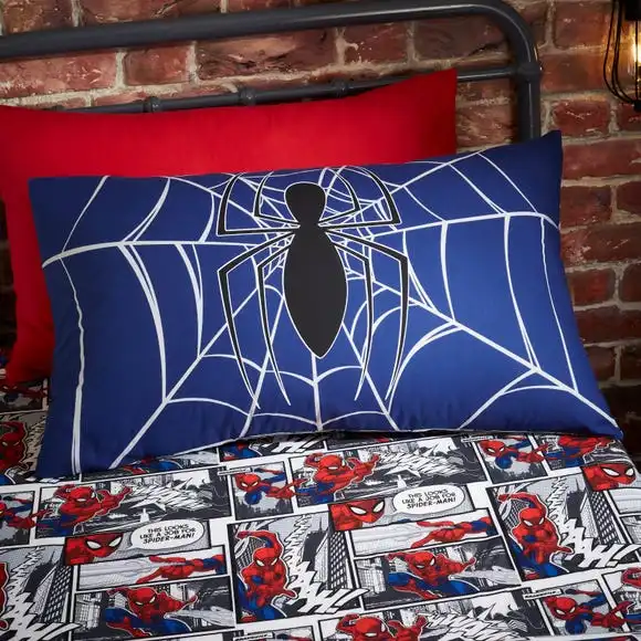 Marvel Spider-Man Navy Duvet Cover And Pillowcase Set 5 Marvel Spider-Man Navy Duvet Cover And Pillowcase Set - Image 3