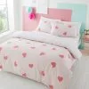 Dunelm Love Hearts Duvet Cover And Pillowcase Set 1 Dunelm Love Hearts Duvet Cover And Pillowcase Set -kids bedding Shop 30792109