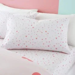 Dunelm Love Hearts Duvet Cover And Pillowcase Set -kids bedding Shop 30792109 alt03