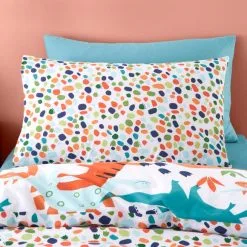 Dunelm Pack Of 2 Bright Dinosaur Duvet Cover And Pillowcase Set -kids bedding Shop 30793970 alt04