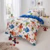 Dunelm Robots Blue Duvet Cover And Pillowcase Set -kids bedding Shop 30799757