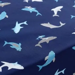 Dunelm Sharks Pack Of 2 Fitted Sheet 9 Dunelm Sharks Pack Of 2 Fitted Sheet -kids bedding Shop 30800490 alt02