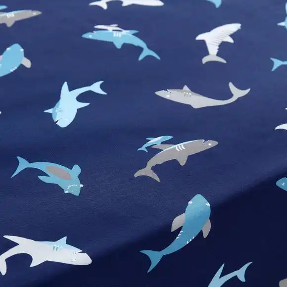 Dunelm Sharks Pack Of 2 Fitted Sheet 5 Dunelm Sharks Pack Of 2 Fitted Sheet - Image 3