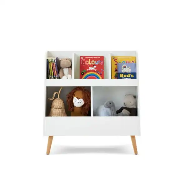 Obaby Maya Toy Storage Box, White & Natural 4 Obaby Maya Toy Storage Box, White & Natural - Image 2